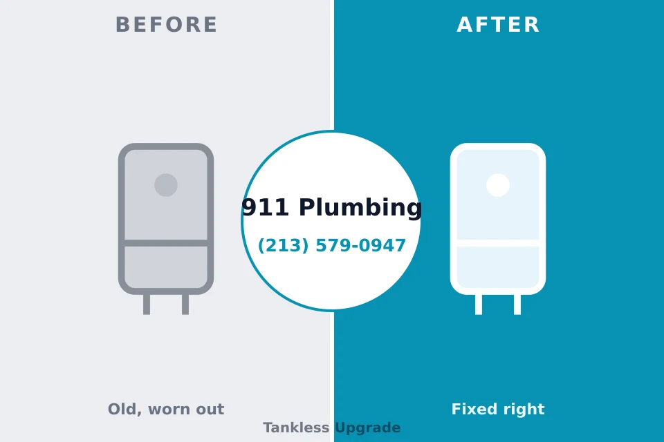 Before and after: plumbing company Nicholls, GA